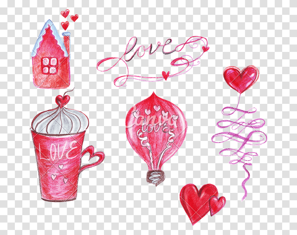 Valentine Watercolor Valentine Watercolor, Hot Air Balloon, Aircraft, Vehicle, Transportation Transparent Png