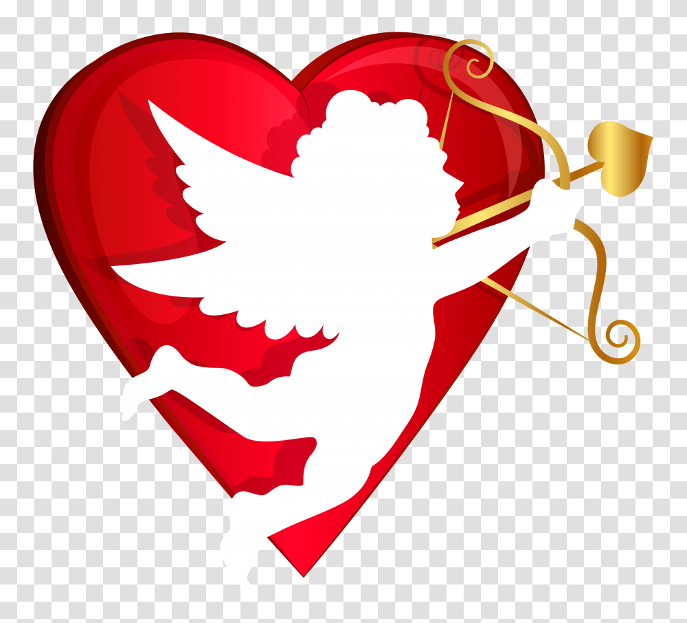 Valentine White Heart Clipart Free Clipart, Cupid Transparent Png