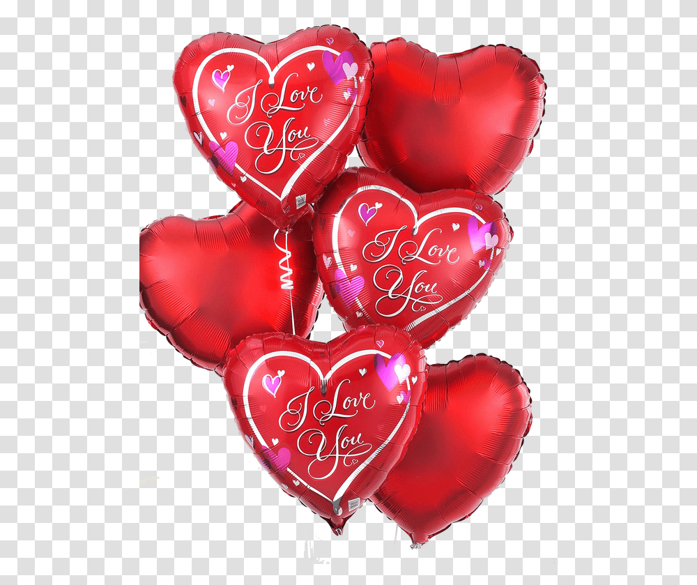 Valentines Balloons Graphic Library Love You Balloons Bouquet Transparent Png