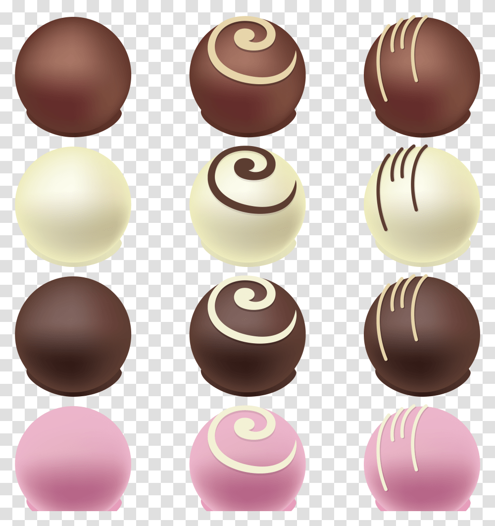 Valentines Balls Chocolate Candy Vector Transparent Png