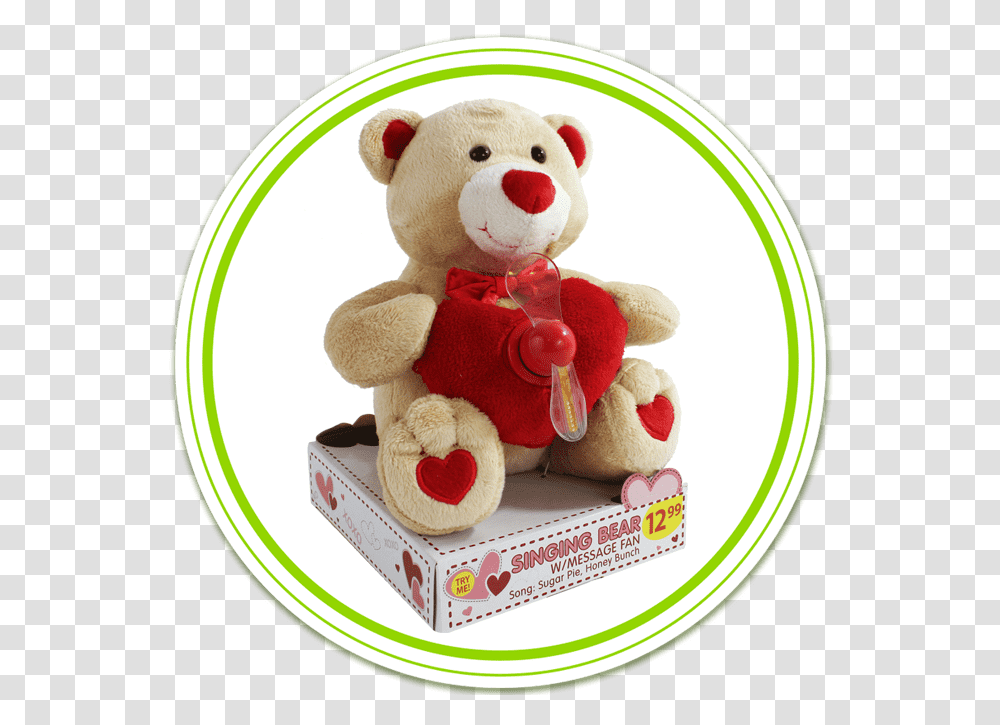 Valentines Bear Led Sound And Light Plush Sound Amp Light Teddy Bear, Toy Transparent Png