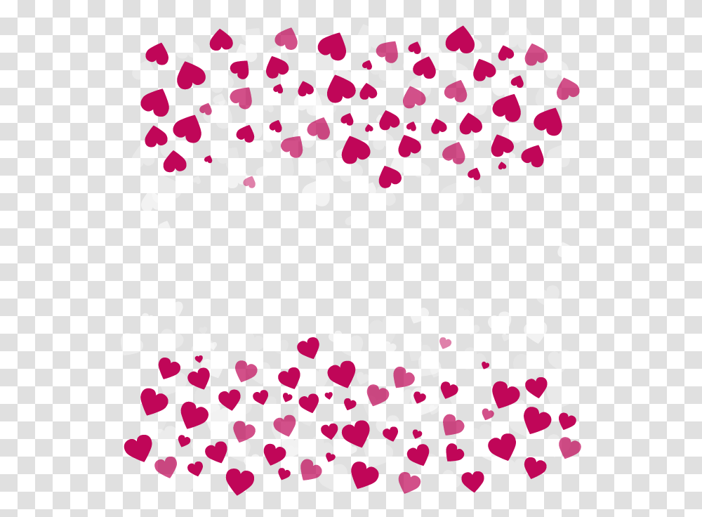 Valentines Border Valentines Day Border Clip Art, Paper, Confetti, Petal, Flower Transparent Png
