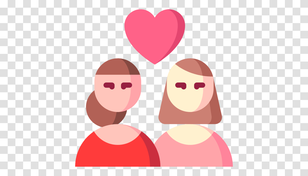 Valentines Couple Icon, Heart, Face, Cushion Transparent Png