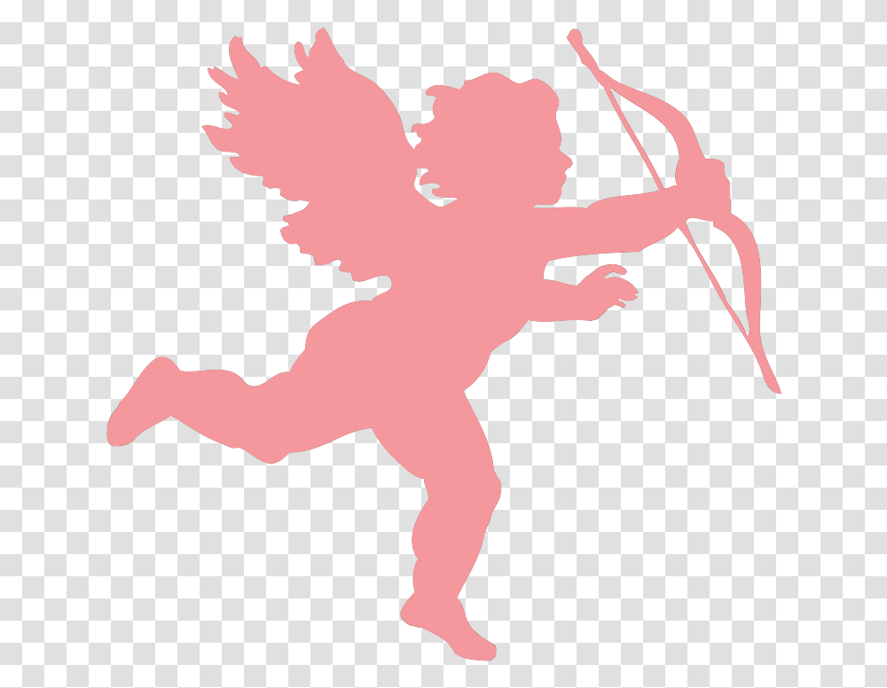 Valentines Cupid 3 Image Vector Day, Person, Human, Silhouette Transparent Png