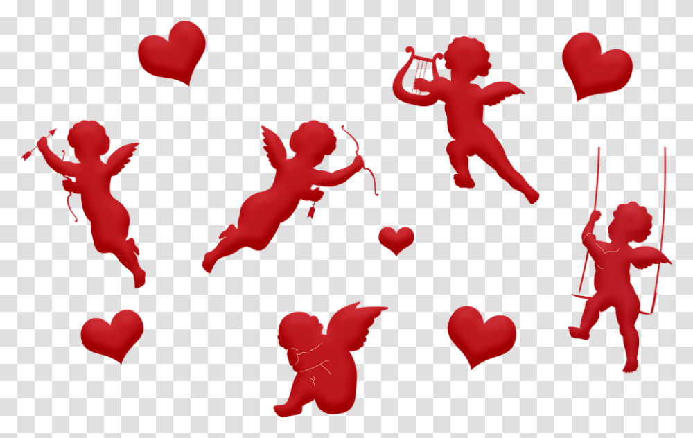 Valentines Cupid, Heart, Person, Human Transparent Png