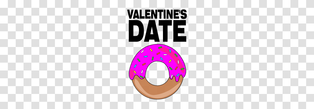 Valentines Date Donut Single Solo Forever Alone, Pastry, Dessert, Food, Disk Transparent Png