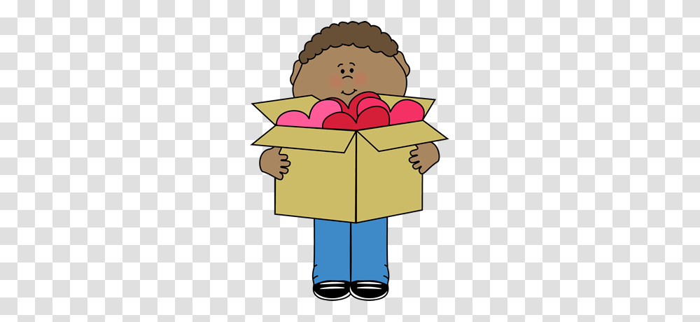 Valentines Day Clip Art, Reading, Cardboard, Box, Carton Transparent Png