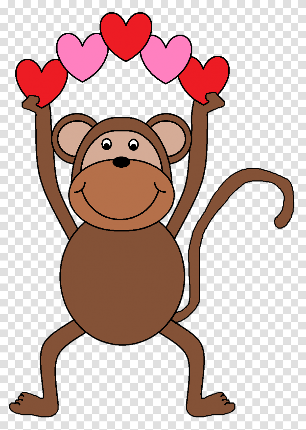 Valentines Day Clipart Monkey, Animal, Cupid Transparent Png