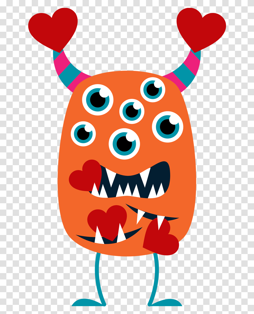 Valentines Day Clipart Monsters, Food, Egg, Animal Transparent Png