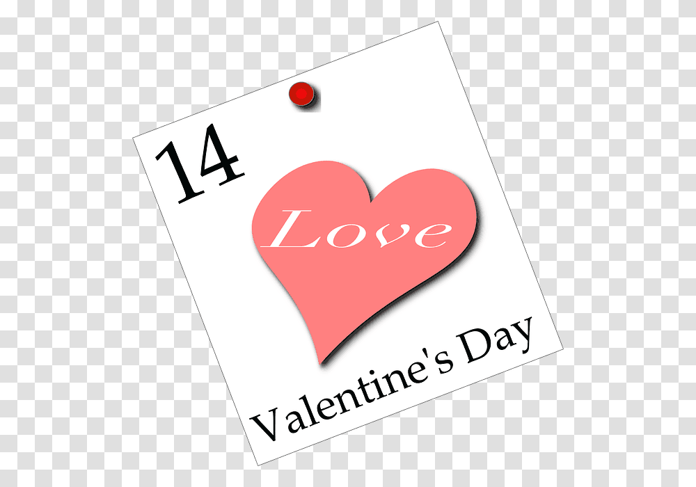 Valentines Day February 14 Svg Clip Arts Heart, Paper, Number Transparent Png