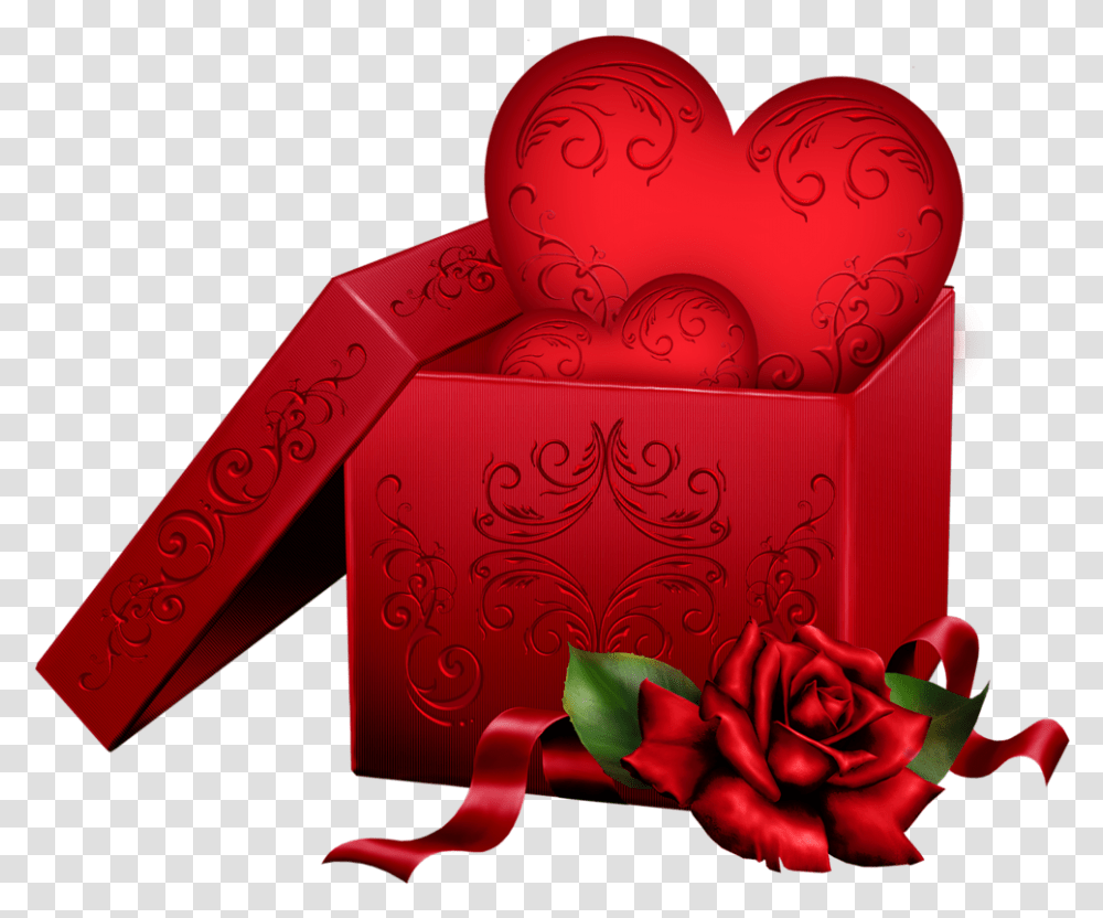 Valentines Day Gift, Heart, Rose, Flower, Plant Transparent Png