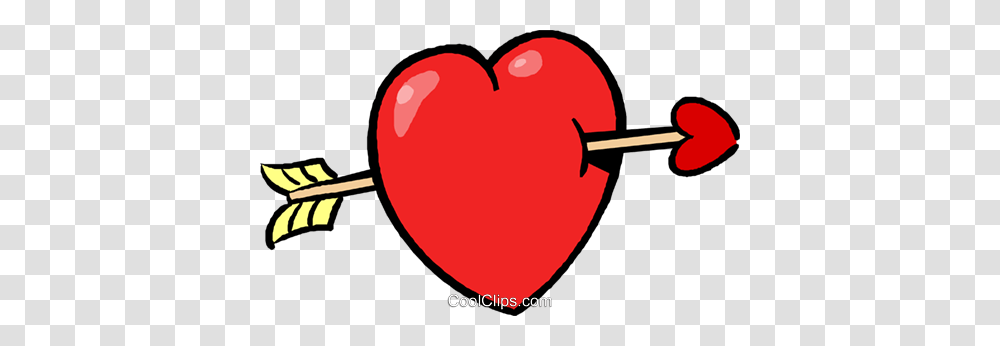Valentines Day Heart And Arrow Royalty Free Vector Clip Art Transparent Png