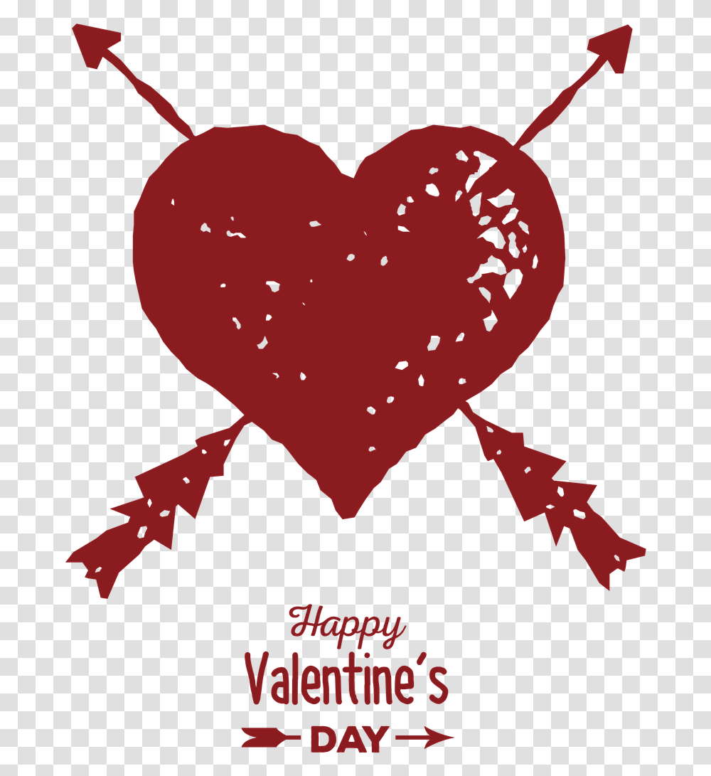 Valentines Day Heart Red Birthday, Text Transparent Png