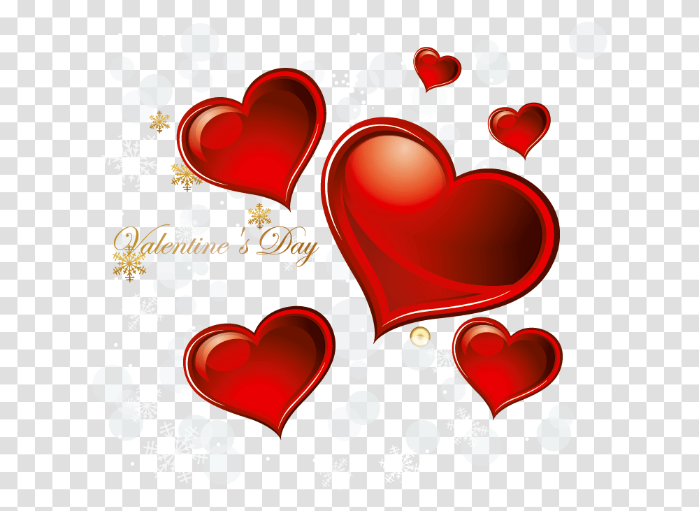 Valentines Day Hearts Decoration Clipart Portable Network Graphics, Label Transparent Png