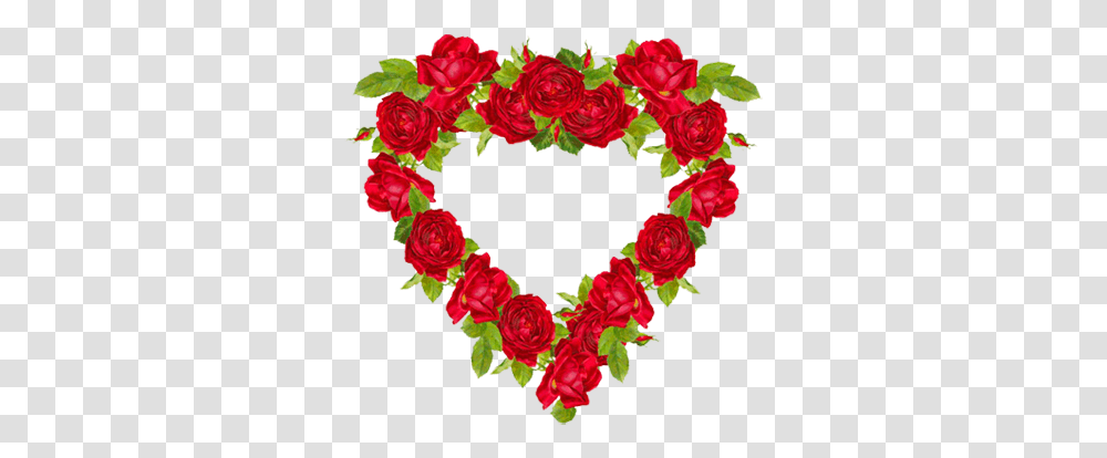 Valentines Day Hearts Valentine Graphics Clipart Rosen, Flower, Plant, Blossom, Wreath Transparent Png