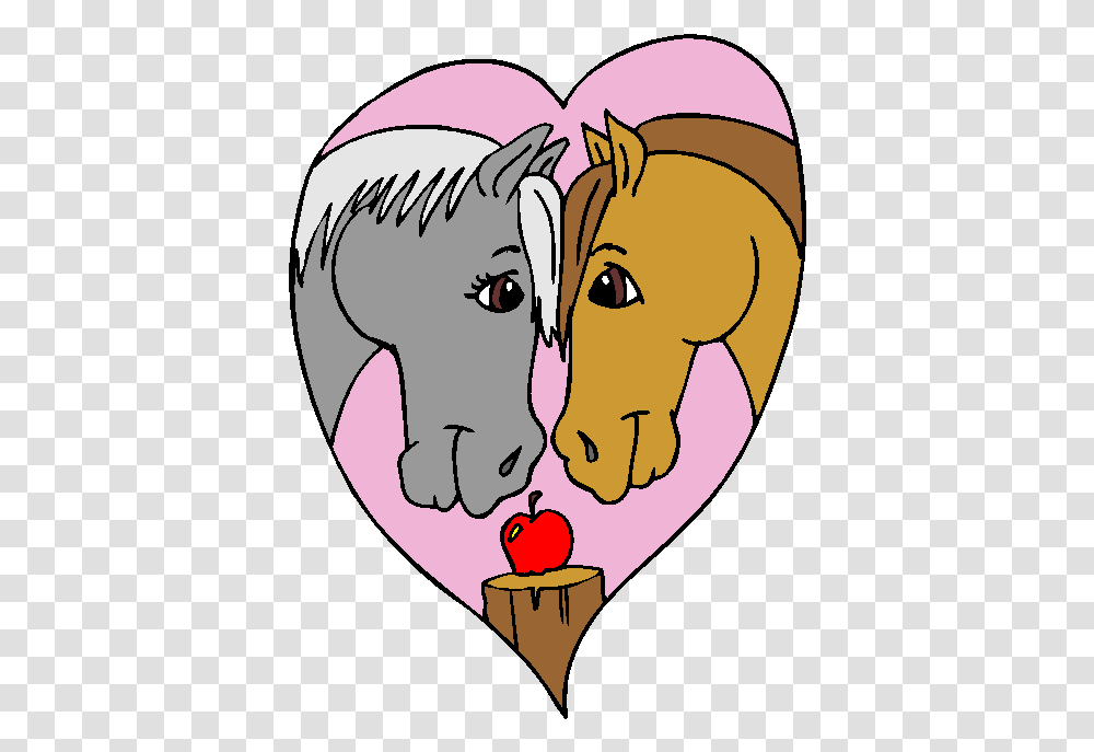 Valentines Day Horse Coloring Pages, Heart, Light, Path Transparent Png