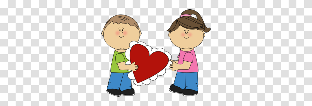 Valentines Day Kids Clip Art, Person, Human, Girl, Female Transparent Png