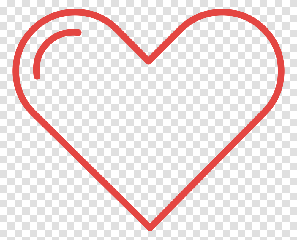 Valentines Day Line Point Angle, Heart Transparent Png