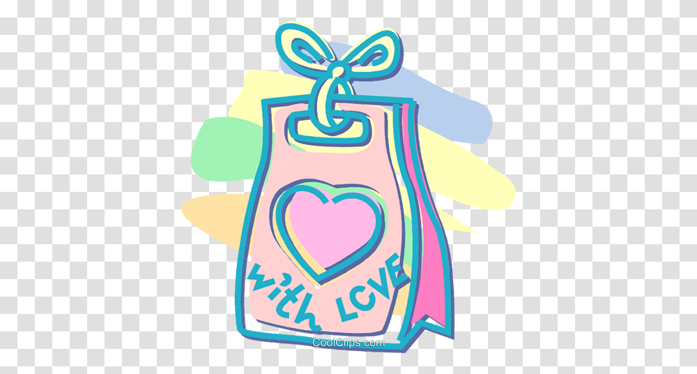 Valentines Day Treat Bag Royalty Free Vector Clip Art, Gift Transparent Png