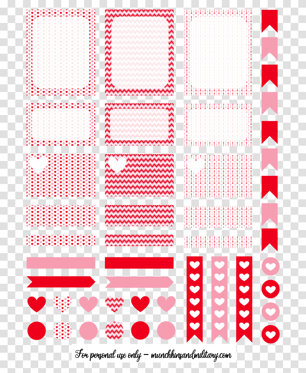 Valentines Erin Condren Life Planner Free Printable Art, Rug, Interior Design, Pattern Transparent Png