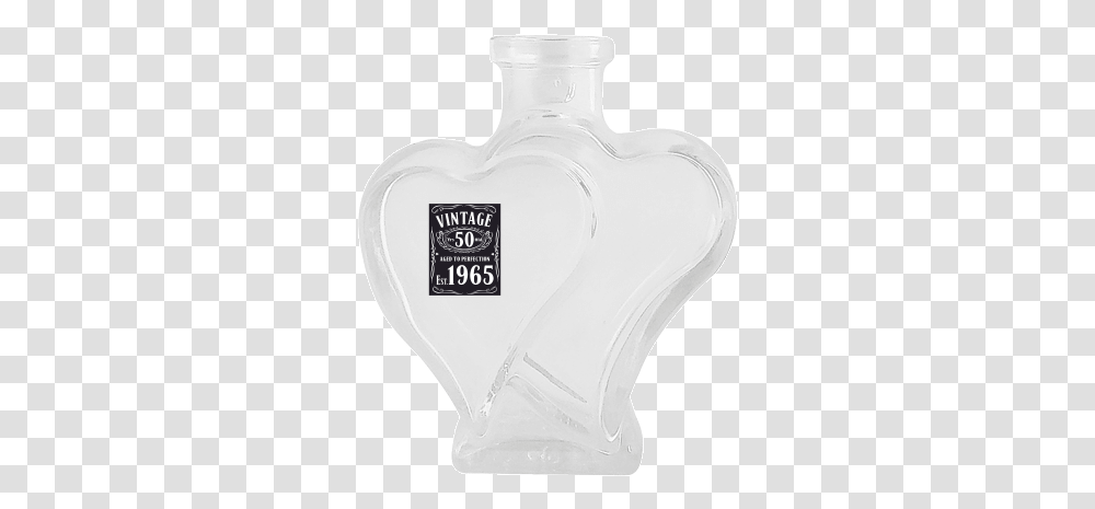 Valentino Clear Glass Bottle 200 Ml With Printing Jack Daniels 50 Perfume, Cosmetics, Hand, Light, Lightbulb Transparent Png