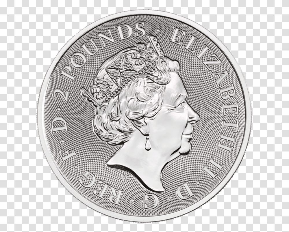 Valiant 1oz Silver Coin 2019 Value, Money, Nickel Transparent Png