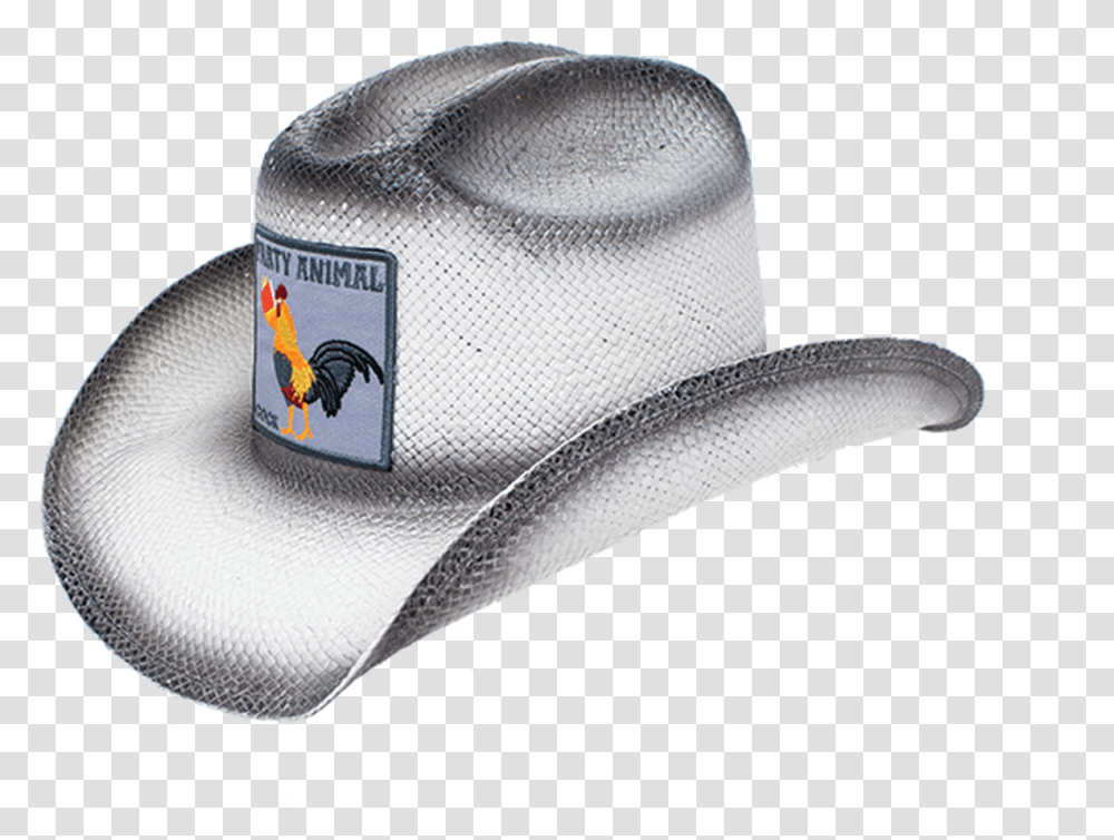 Valiente Party Animal Patch Straw Cowboy Hat By Peter, Apparel, Baseball Cap Transparent Png