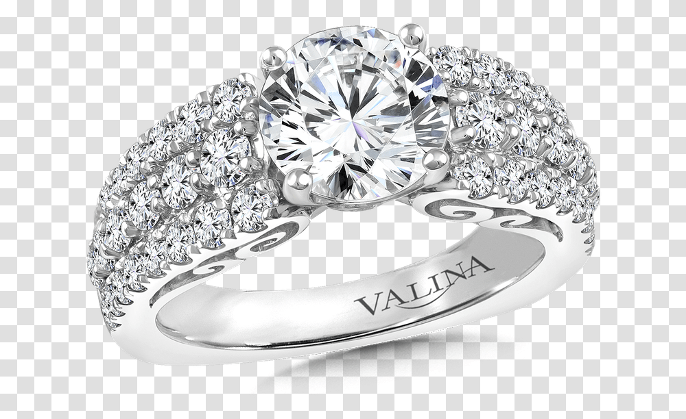 Valina Diamond Engagement Ring Mounting In 14k White White Gold Diamond Ring Designs, Platinum, Gemstone, Jewelry, Accessories Transparent Png