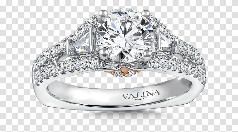 Valina Diamond Engagement Ring Mounting In 14k Whiterose Diamond Rings For Women Hd, Platinum, Accessories, Accessory, Silver Transparent Png