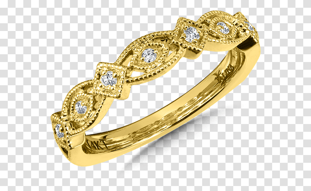 Valina Stackable Wedding Band In 14k Yellow Gold Wedding Ring, Jewelry, Accessories, Accessory, Diamond Transparent Png