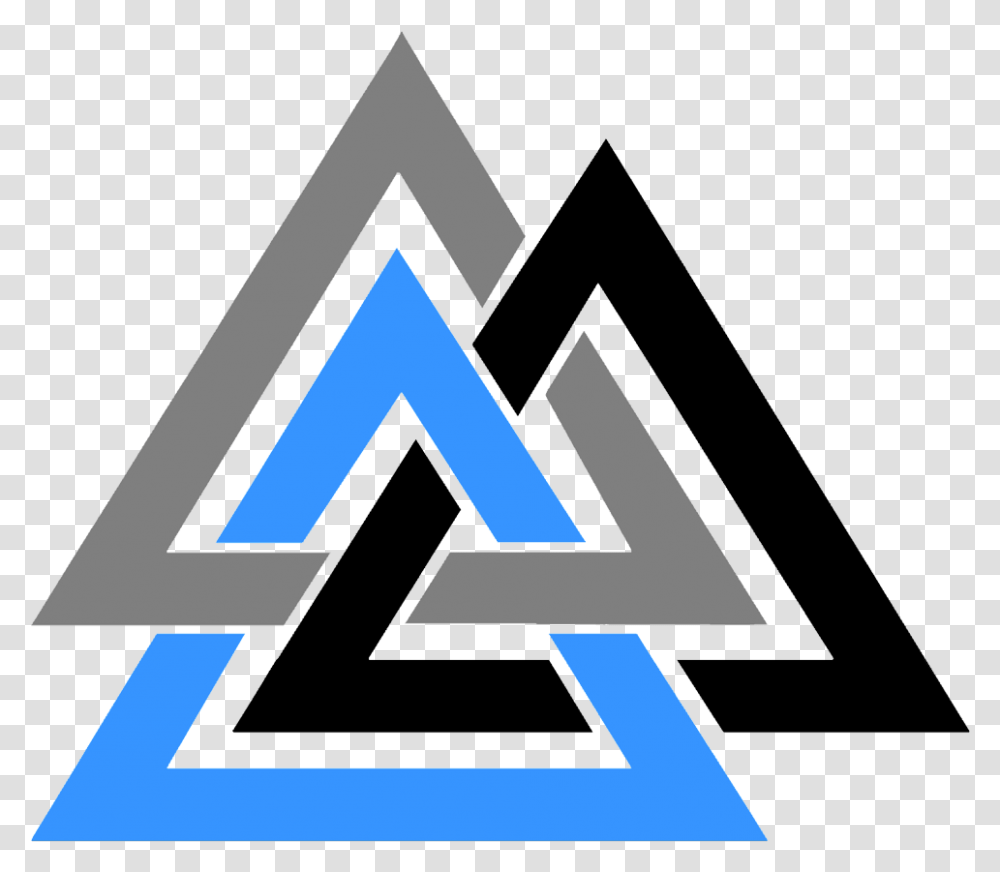 Valknut Symbol, Triangle, Cross Transparent Png