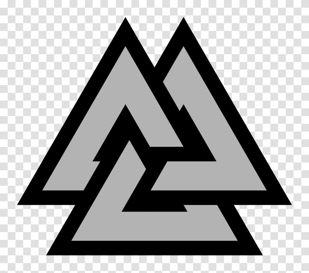 Valknut Symbol Triquetra Alternate, Logo, Trademark, Cross Transparent Png
