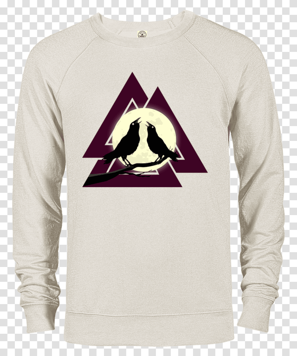 Valknut Viking French Terry CrewquotClass Sweater, Sleeve, Apparel, Long Sleeve Transparent Png