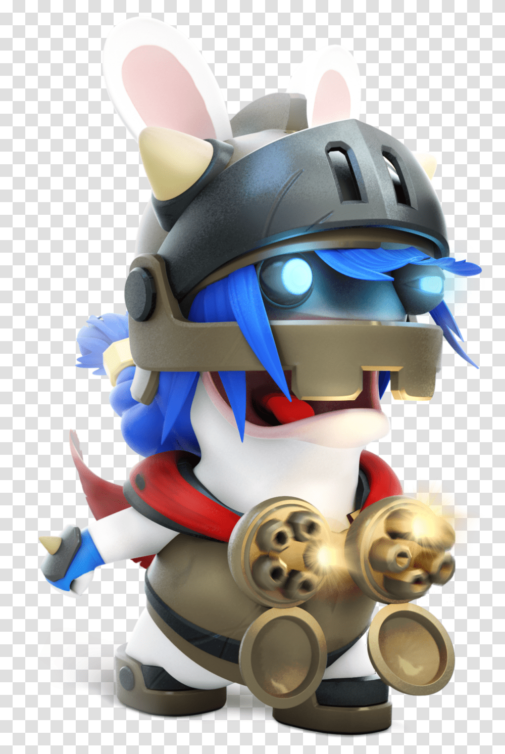 Valkyrie Mario Rabbids Lava Queen, Toy, Clothing, Apparel, Helmet Transparent Png