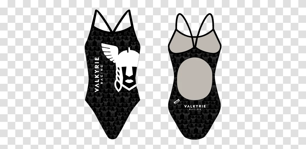 Valkyrie Racing Custom Black Womens Active Back Thin Swimsuit, Apparel, Swimwear, Rug Transparent Png