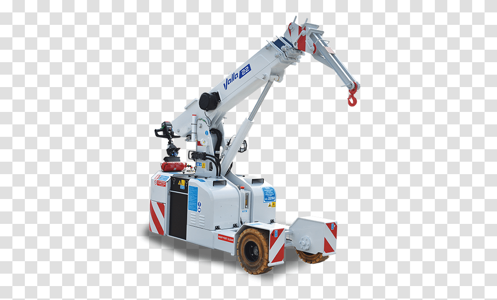Valla Mini Crane Robot, Construction Crane, Machine, Vehicle, Transportation Transparent Png