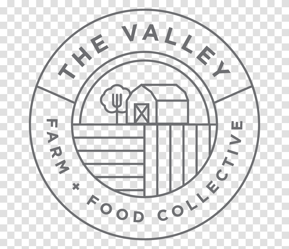 Valley Food And Farm Collective, Logo, Coin Transparent Png