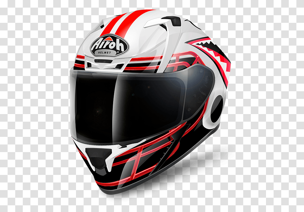 Valor Touchdown Helmet 1 Airoh Full Face Helmets, Apparel, Crash Helmet Transparent Png