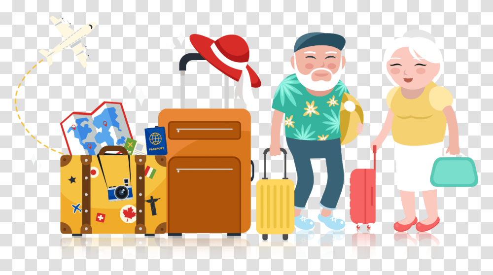 Vamos Viajar Juntos Travel Clipart Background, Luggage, Person, Human, Suitcase Transparent Png