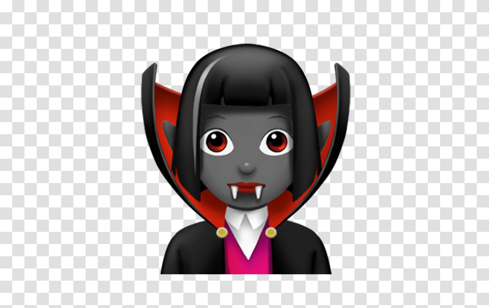 Vampire Check Out The New Ios 11 1 Emoji For Iphone Woman Vampire Dark Skin Tone Emoji, Doll, Toy, Helmet, Label Transparent Png