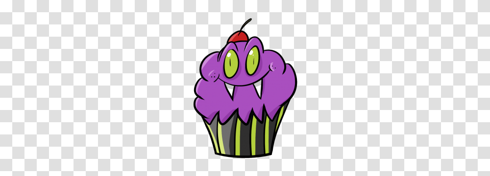 Vampire Cupcake Clip Art Cupcake Clipart, Plant, Purple, Hand, Jay Transparent Png