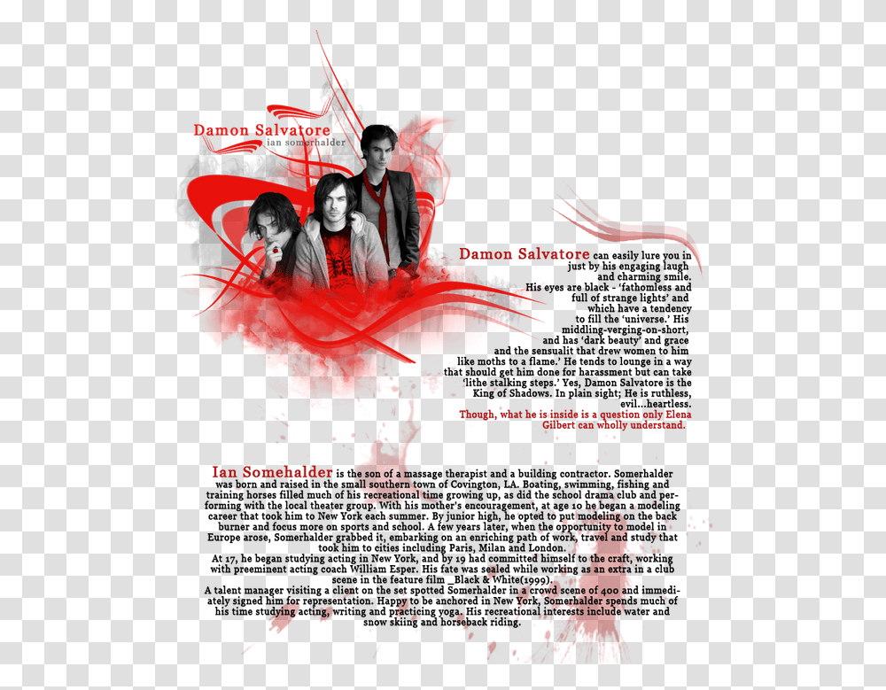 Vampire Diaries Damon Quotes, Person, Poster, Advertisement, Leisure Activities Transparent Png