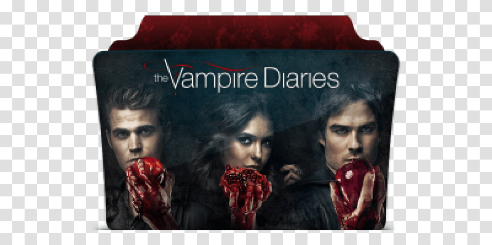 Vampire Diaries Show Covers, Person, Novel, Book, Poster Transparent Png