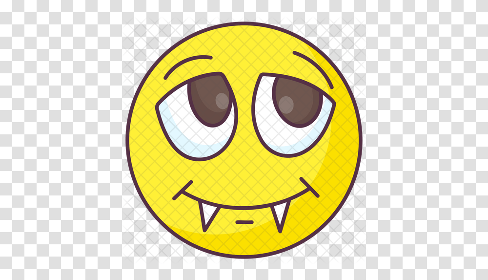 Vampire Emoji Icon Smiley, Road Sign, Symbol, Logo, Trademark Transparent Png