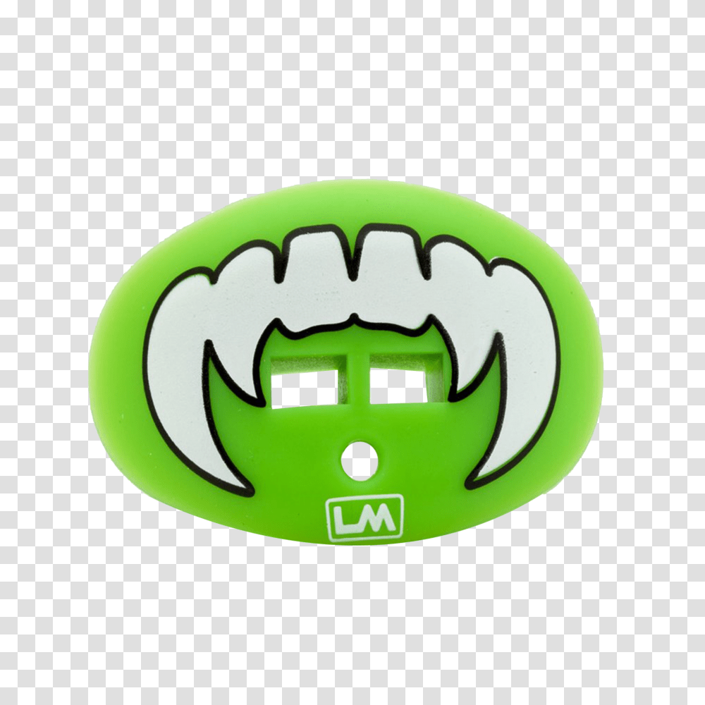 Vampire Fang Fluorescent Green Football Mouthguard, Tennis Ball, Sport, Sports, Buckle Transparent Png
