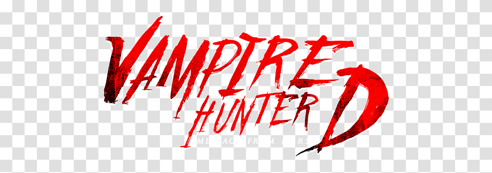Vampire Hunter D Resurrection Vampire Hunter D Logo, Text, Alphabet, Leisure Activities, Label Transparent Png