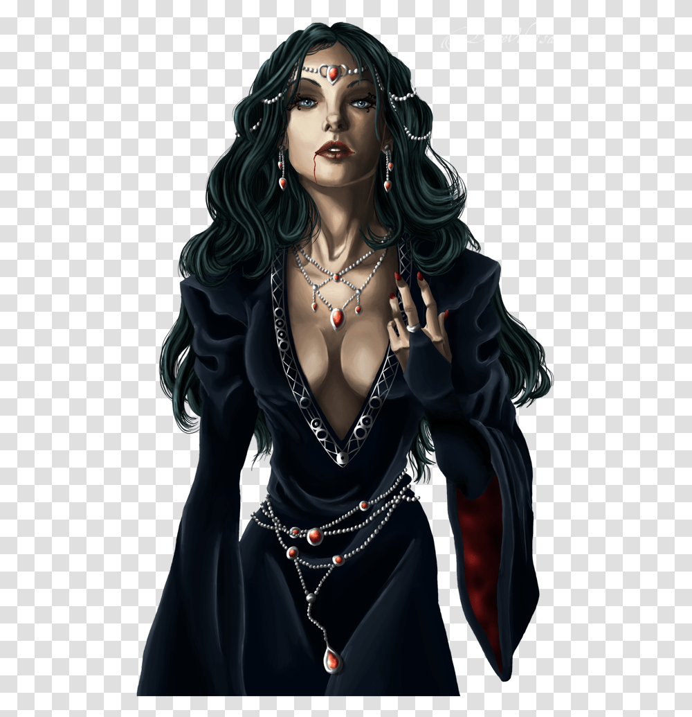 Vampire Image Vampire, Person, Necklace, Jewelry, Accessories Transparent Png
