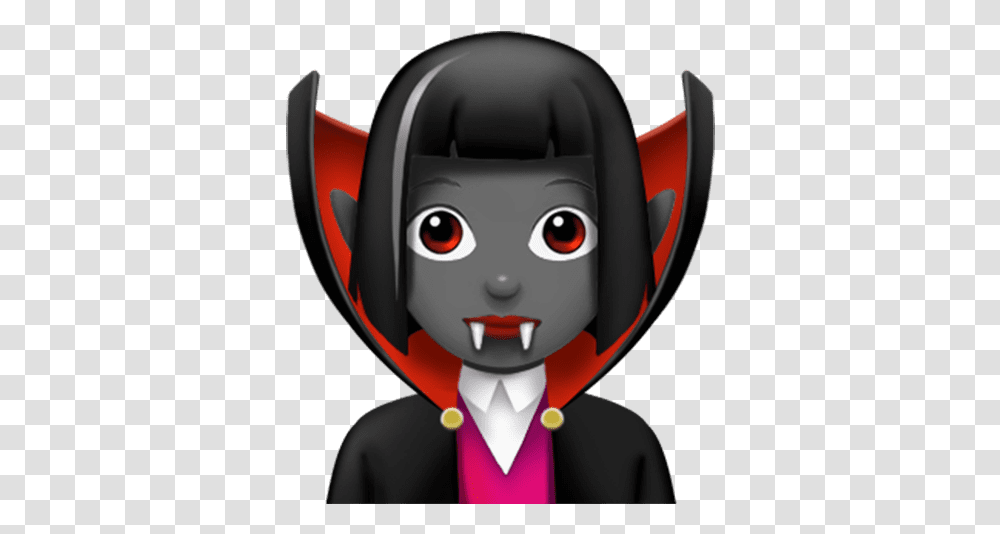 Vampire Iphone Halloween Emoji, Apparel, Toy, Helmet Transparent Png