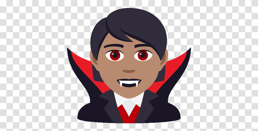 Vampire Joypixels Gif Vampire Joypixels Dracula Discover & Share Gifs Fictional Character, Clothing, Person, Face, Hood Transparent Png