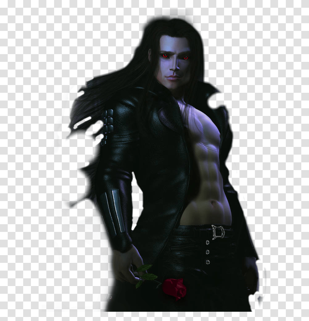 Vampire Male Male Vampire Long Hair, Sleeve, Person, Long Sleeve Transparent Png